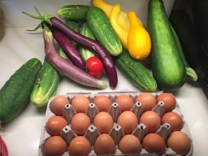 eggs and veggies